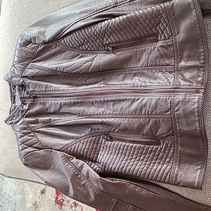 New brown jacket size medium